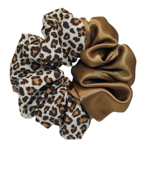Δίχρωμο scrunchie